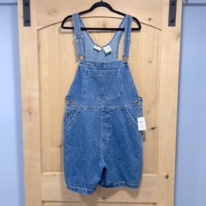 Denim Overall Shorts